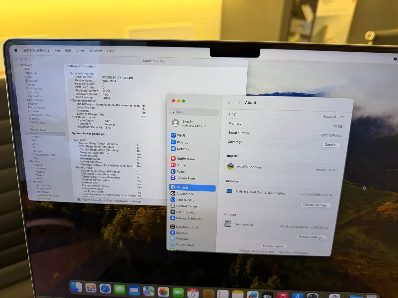 MacBook Pro M1 Pro 32GB 512GB 16? 2021 com garantia - Loja física
