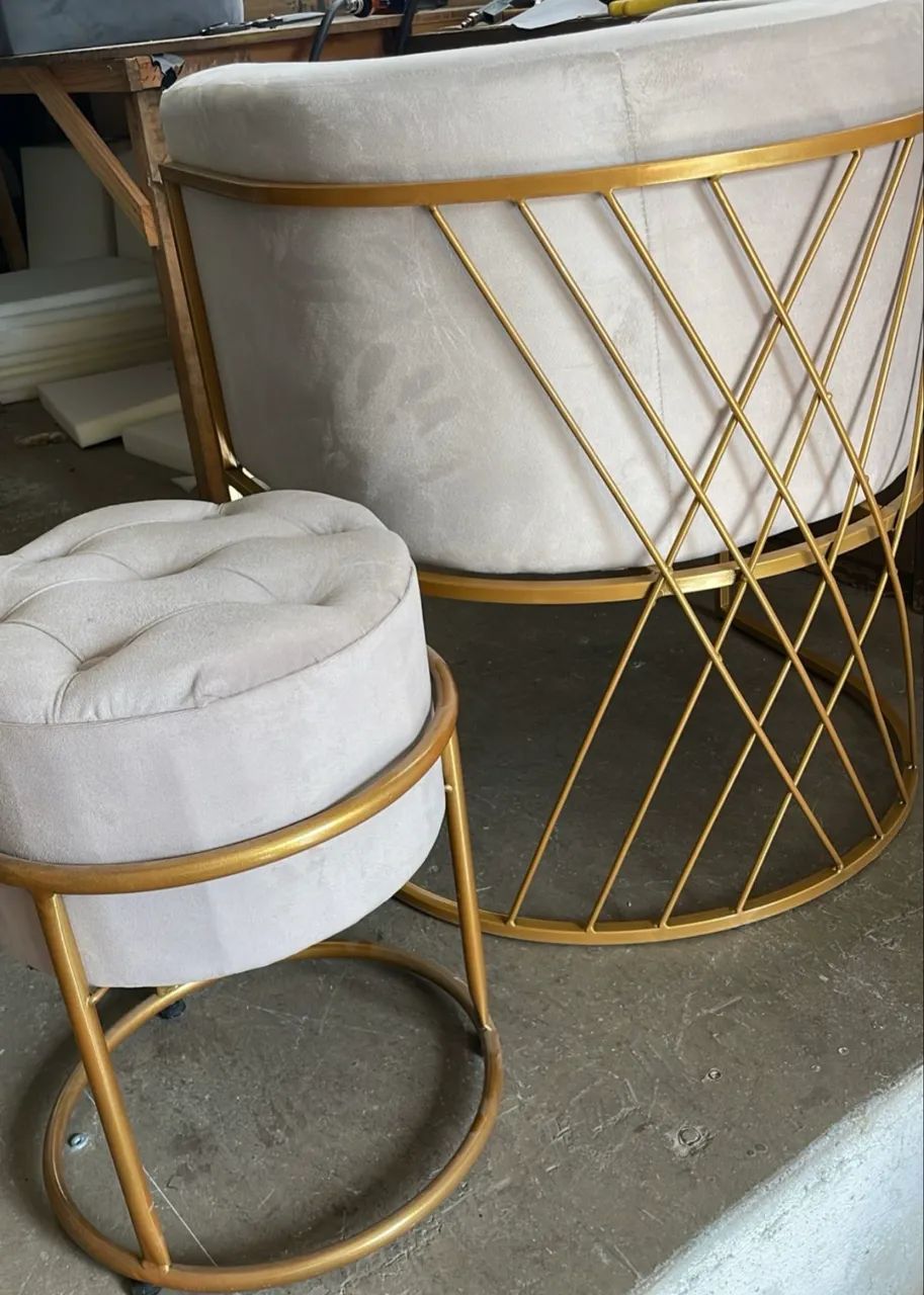 fabrica 100% novas ! Poltrona,cadeiras e puffs, a partir de R$130,00. - Foto 4