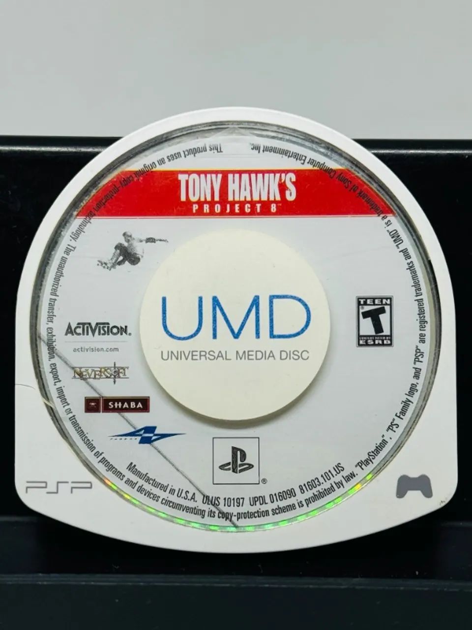 JOGO PSP TONY HAWKS PROJECT 8 - ORIGINAL SEM CAPA 
