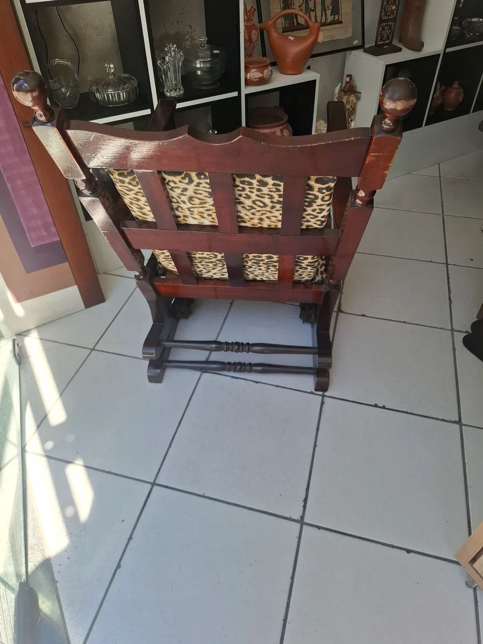 Cadeira balanço antiga - Foto 3