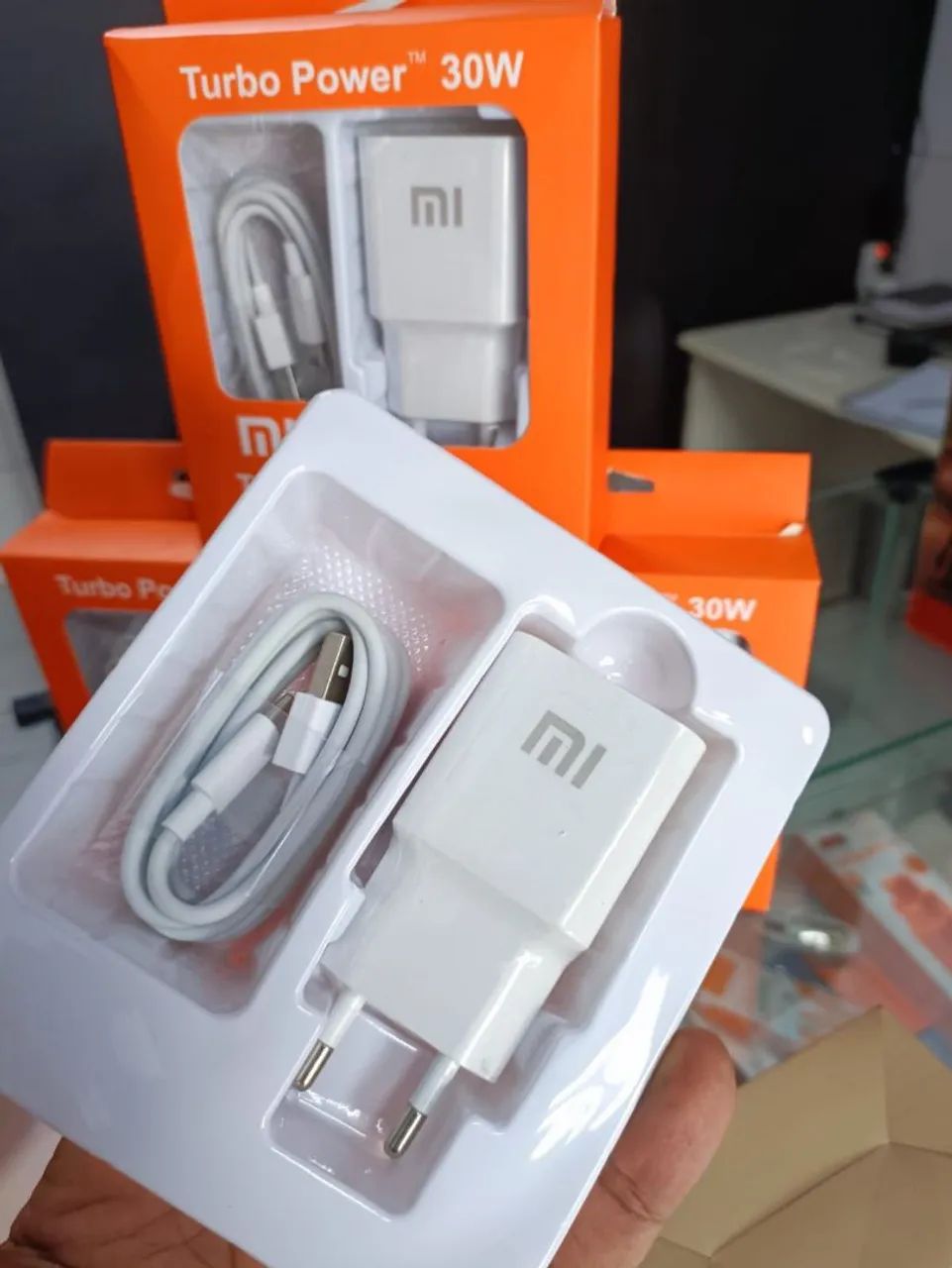 Carregador Xiaomi turbo tipo C