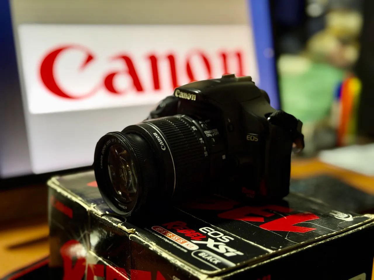 CÂMERA CANON EOS REBEL EOS 450D ? KIT COMPLETO! - Foto 5