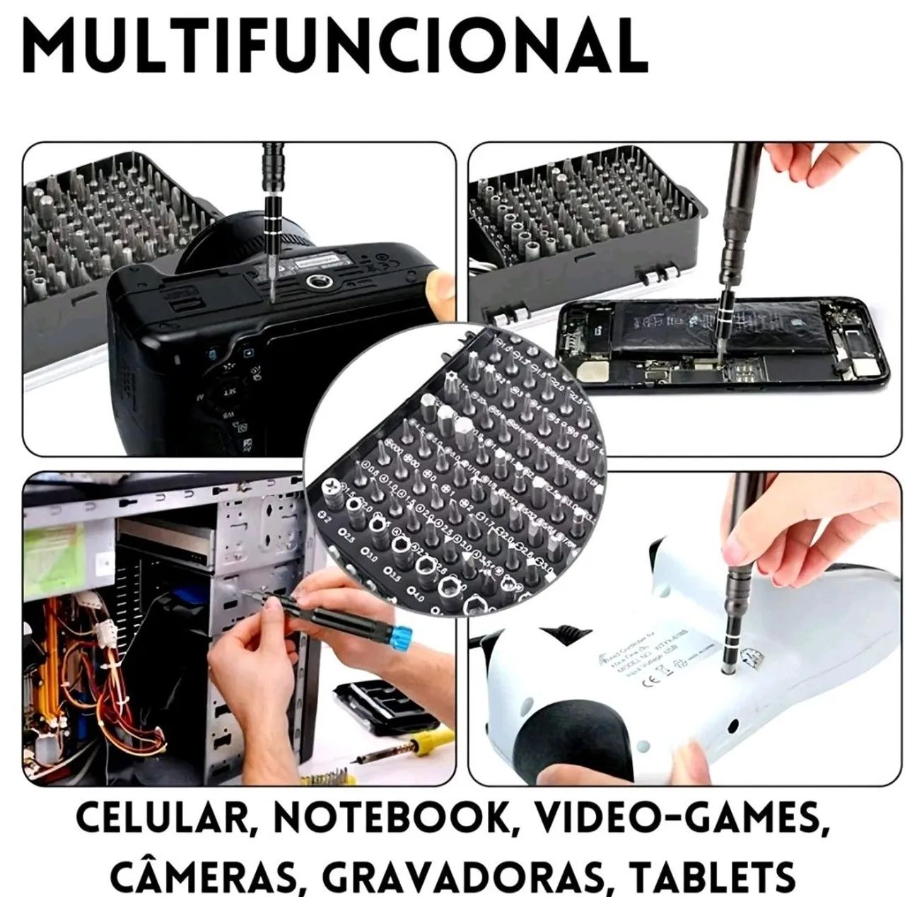 Kit ferramenta 115 peças mini para celular, Tablet e  notebooks  - Foto 4