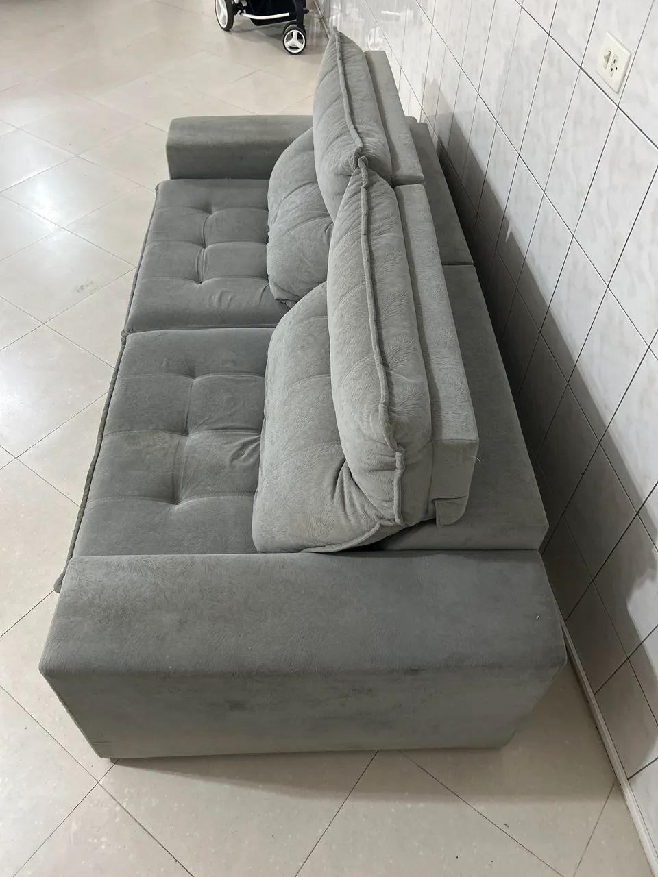 Sofá retrátil Sylvia design 2,30m - Foto 3