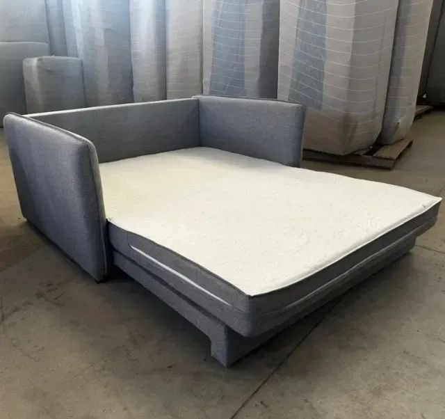 Sofá Cama Noronha 1,55 m  Linho  Novo  Pronta Entrega - Foto 4