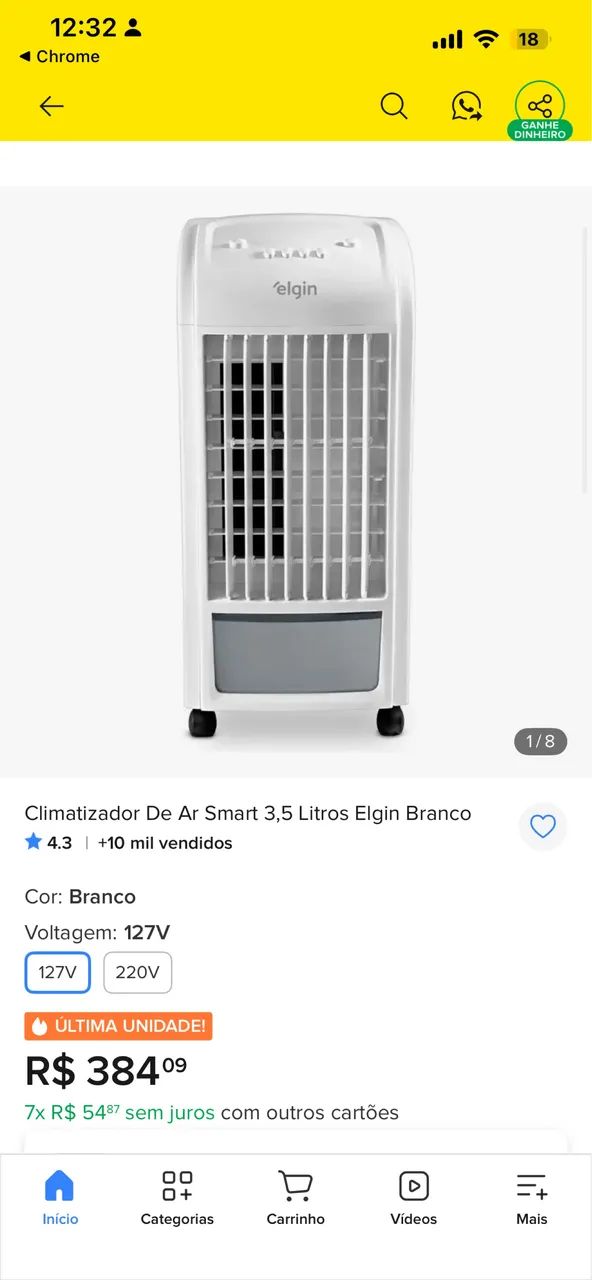 Ventilador e Climatizador Elgin - Foto 4