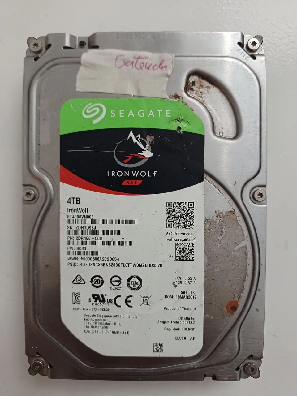 Hd seagate 4TB Ironwolf defeito  - Foto 5