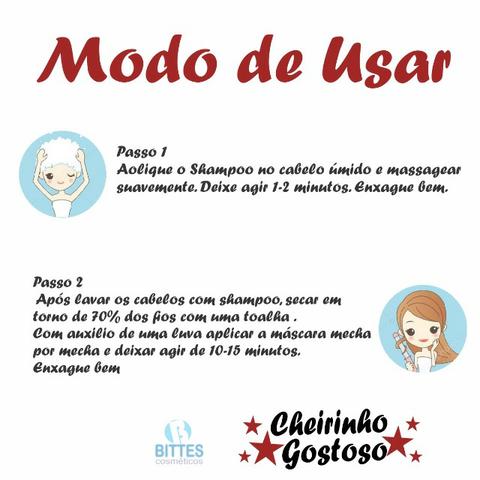 Red Color Matizador Vermelho 500 g o Kit Hábito Cosmeticos - Foto 2