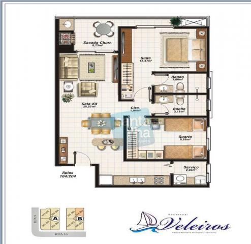 Apartamento residencial à venda, balneário dos açores, florianópolis. - Foto 6