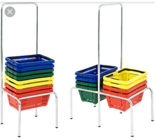 Suporte para cestas de compras