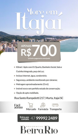 Alugo kitnet - murta em itajai sc