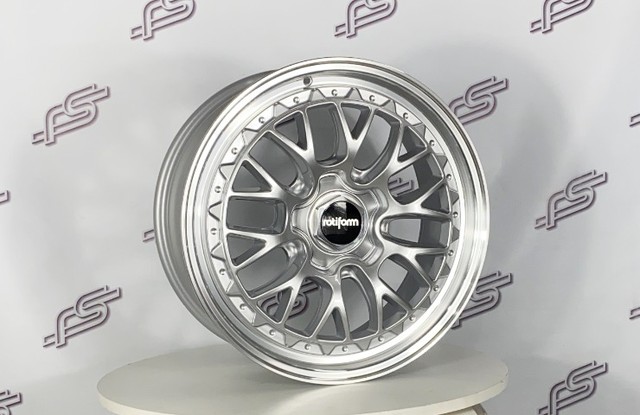 Rodas Rotiform LSR Prata Borda Diamantada 5x112 - 19x8,5 - Foto 3