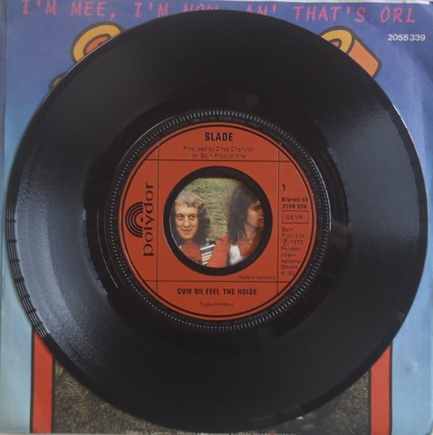 Slade 1973 Cum On Feel The Noize, disco de Vinil Compacto 7 Importado - Foto 4