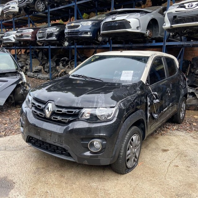 Renault Kwid Intense 2019 Retrovisor Airbag Capo Motor Porta Farol Cambio Sucata