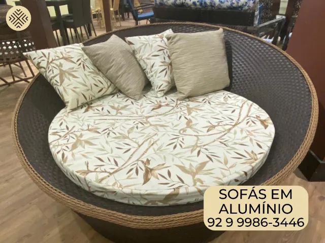Aluminum Round Sofa64840791909889120