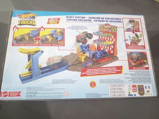 Conjunto de Pista - Hot Wheels - Monster Trucks - Estação de Explosão -  Mattel