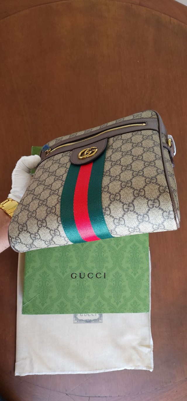 Bolsa Gucci Ophidia Transversal Média  - Foto 3