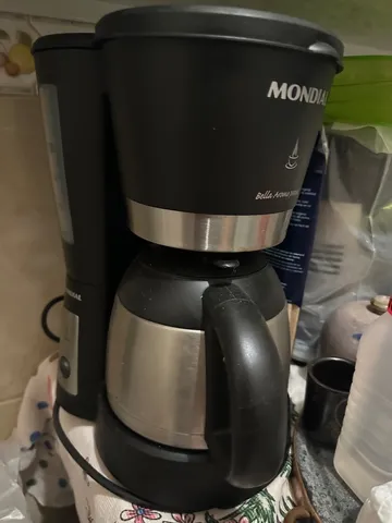 Cafeteira Elétrica Dolce Arome Inox 30 Xícaras Preto/Inox 110V - Mondial