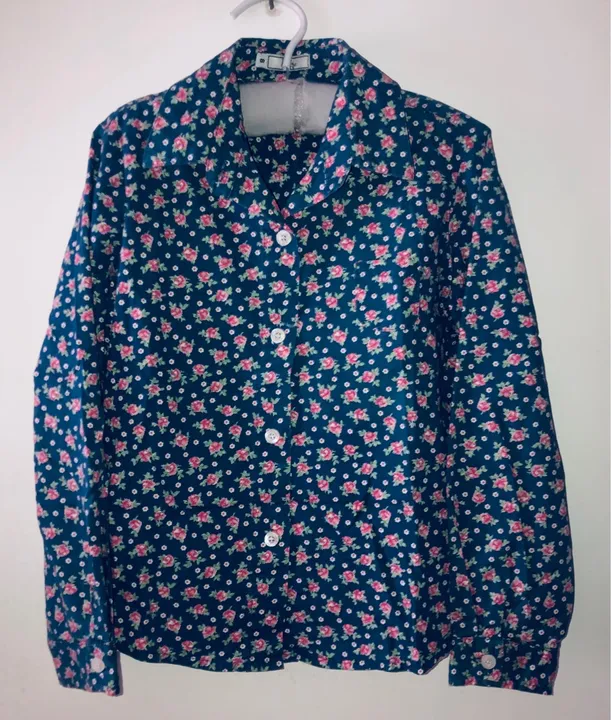 Camisa Infantil Floral - Tamanho 8 - Daslu Girl
