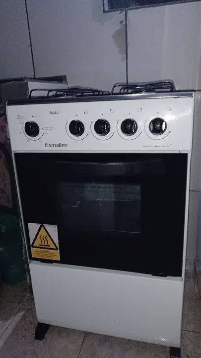 Fogão Esmaltec Bali 4 Bocas - Branco