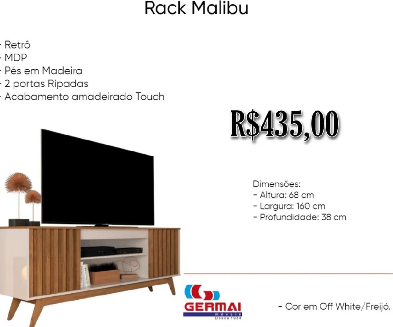 Somente 2 unidades rack para Tv até 60 polegadas/ entrega rápida ! - Foto 4
