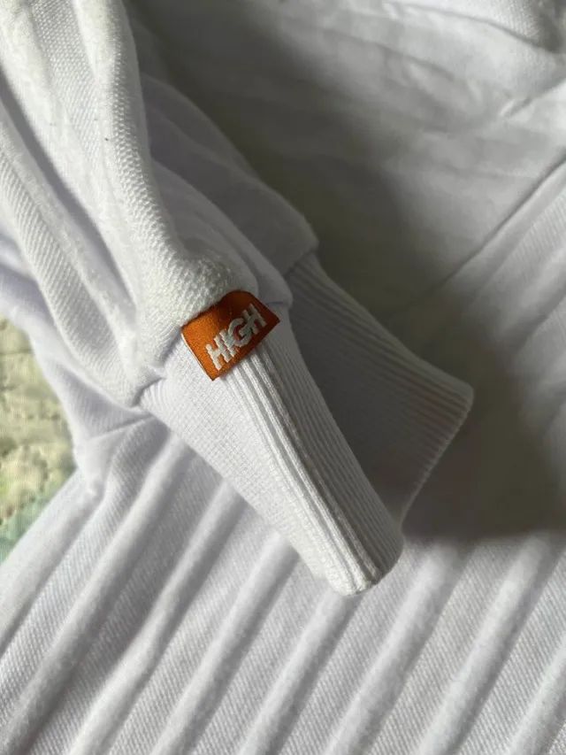 Moletom High Boss Hoodie Logo White - Foto 4