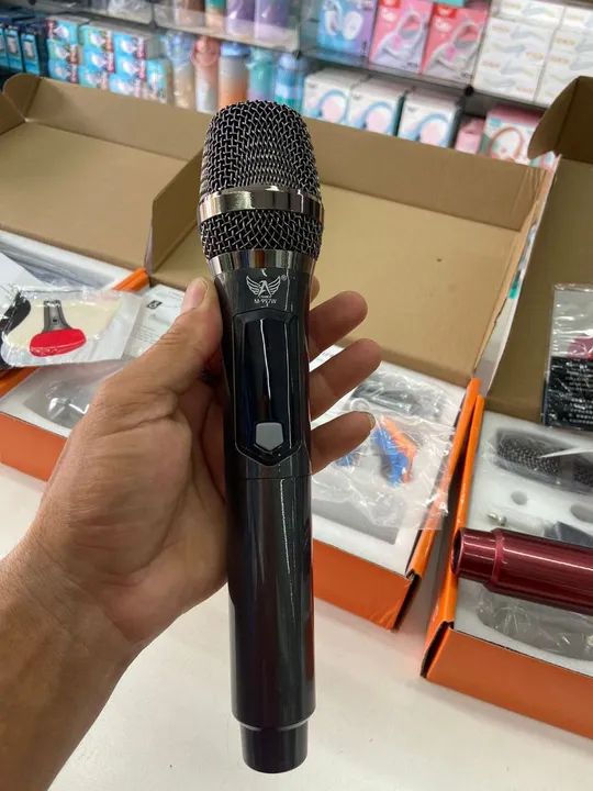 Kit 2 microfones sem fio profissional completos  - Foto 3