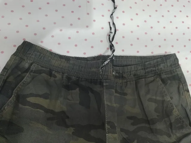 American Eagle Next Level Grey Camo High-Waisted Jegging Jogger 00