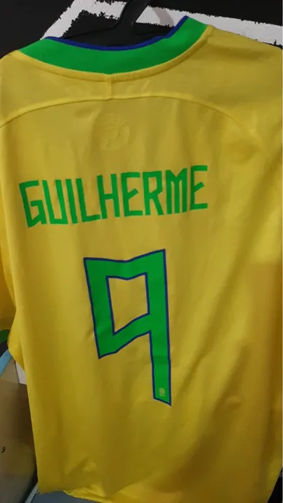 Camisa do Brasil personalizado Guilherme Nº 9