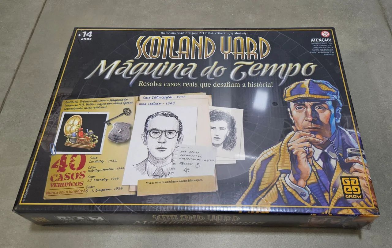 Scotland Yard Máquina do tempo NOVO