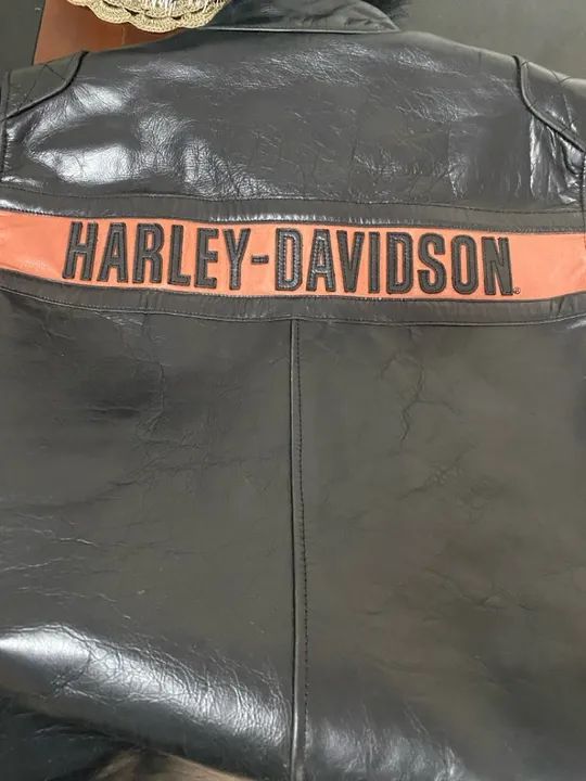 Jaqueta Harley Original GG Couro Búfalo  - Foto 5