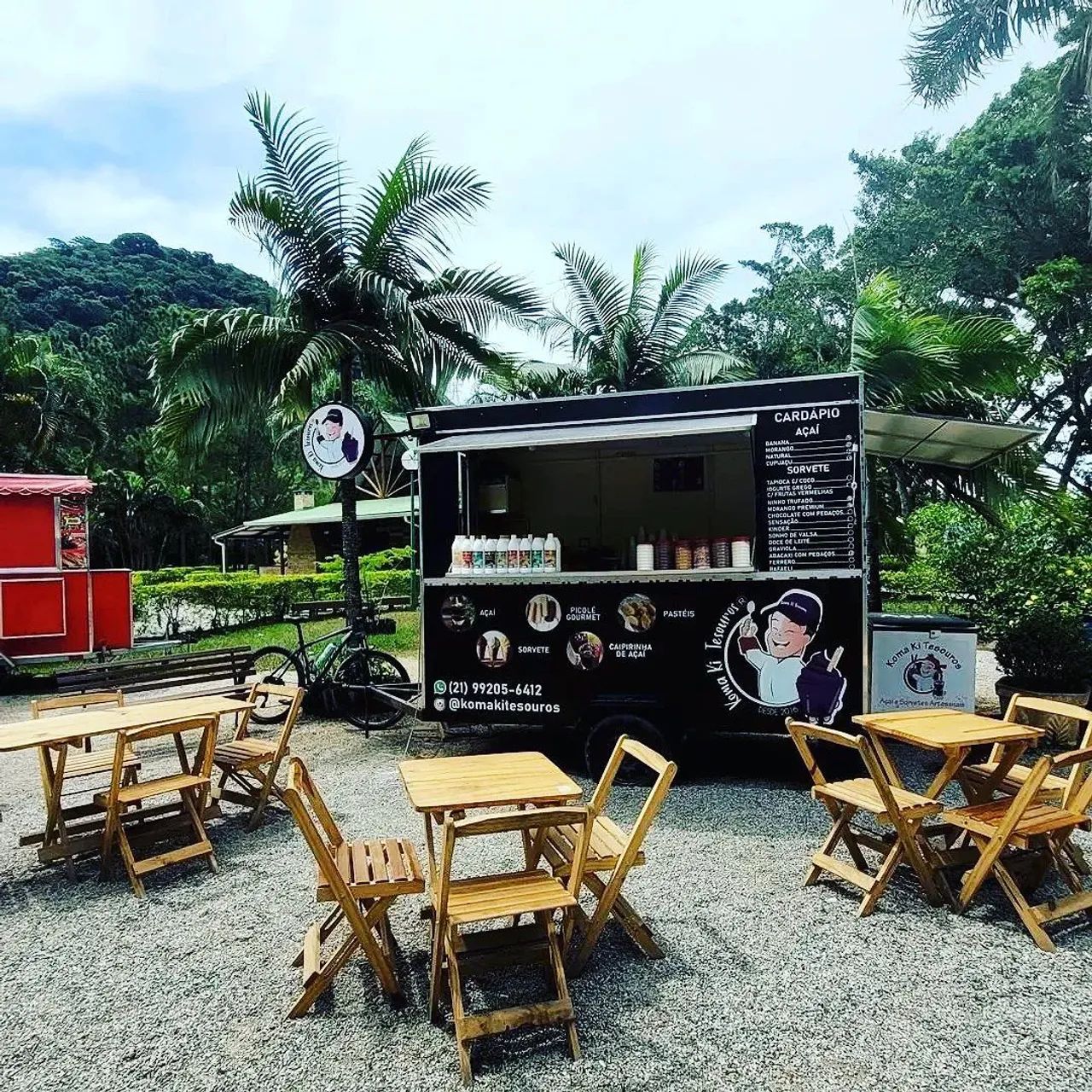 Trailer food truck 3x2 ano 2018 doc ok