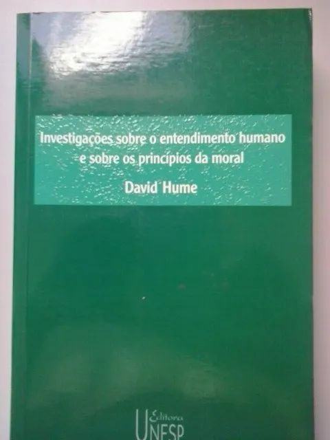 Livro - David Hume - Investigação sobre o Entendimento Humano e os Princípios da Moral
