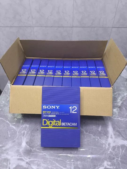  Fita de Vídeo Betacam Digital Sony BCT-D12 Novas - Foto 4