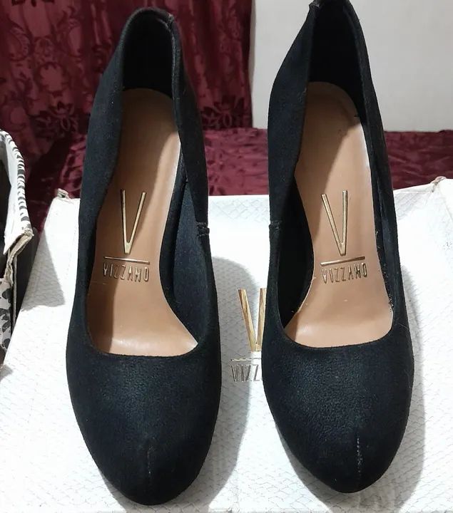 Salto Alto Preto Vizzano Scarpan