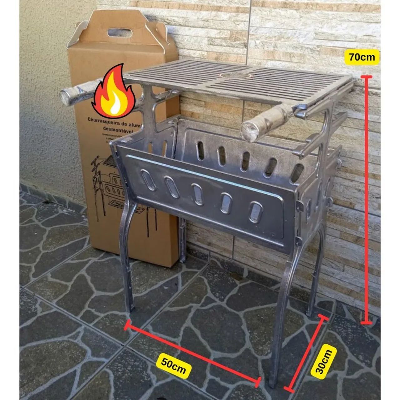 Portable Disassemblable Grill + Grid64310257336706120