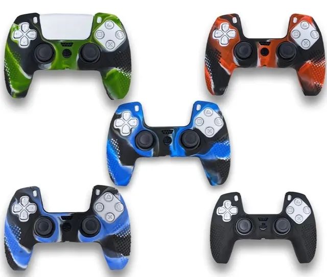 Capa de Silicone para Controle Ps5 Padrão Case Proteção Dualshock Playstation Ps5