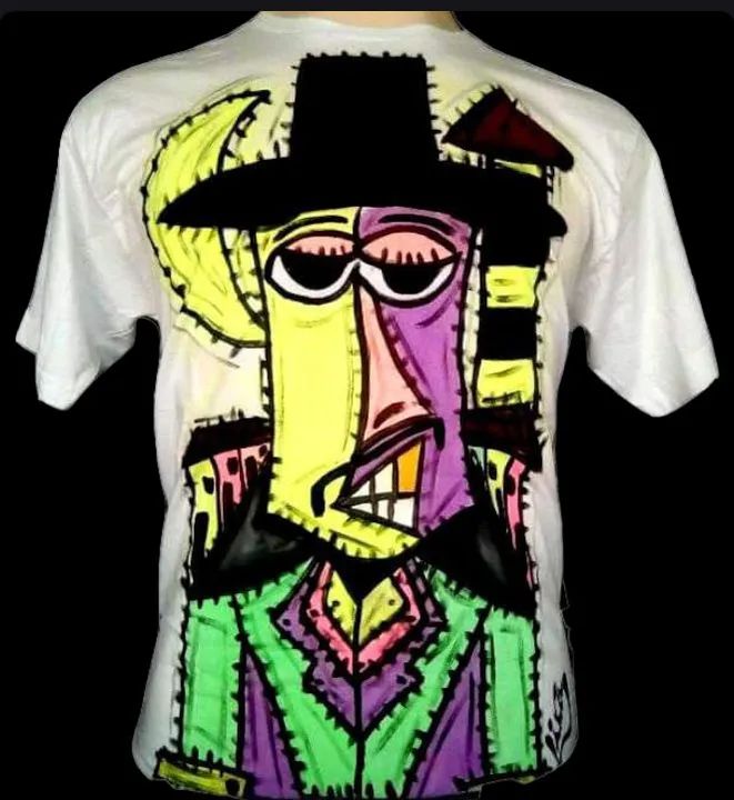 Camisetas personalizadas pintadas à mão  - Foto 6