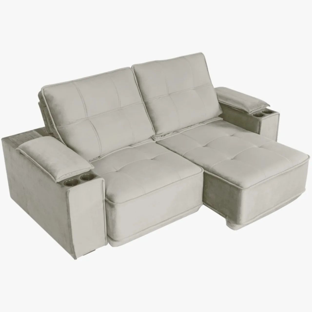 Mega promoção!! Sofá Retrátil e Reclinável Modelo 0004 2,08cm - Foto 4