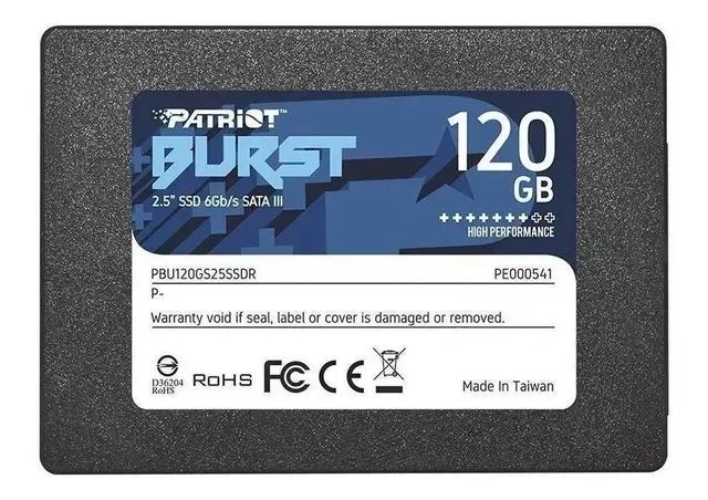 SSD 120GB Sata III 2.5'' Burst Elite Patriot - Notebook e Pc - Loja Coimbra Computadores  - Foto 3