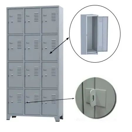 Roupeiro aço amapá com 12 portas-vestiário - Amapa - Foto 3