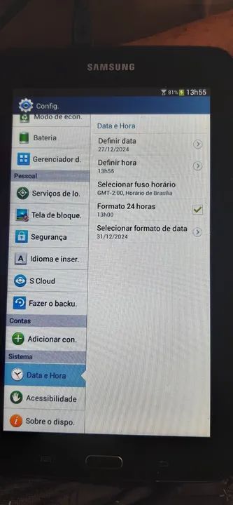 Item de coleção - Tablet Samsung Galaxy Tab 3 lite! - Foto 4