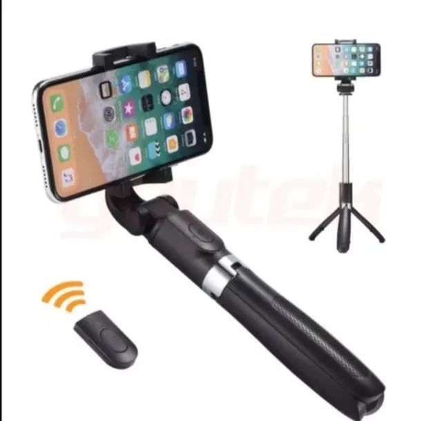 * tripé 2 em 1 pau selfie com led controle remoto  - Foto 5