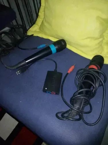 Kit Microfones Singstar PS3 PS2 Original