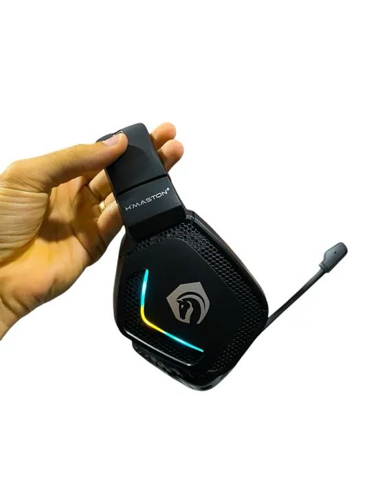 HEADSET GAMER RGB BLUETOOTH HMASTON SNS12 - Foto 3