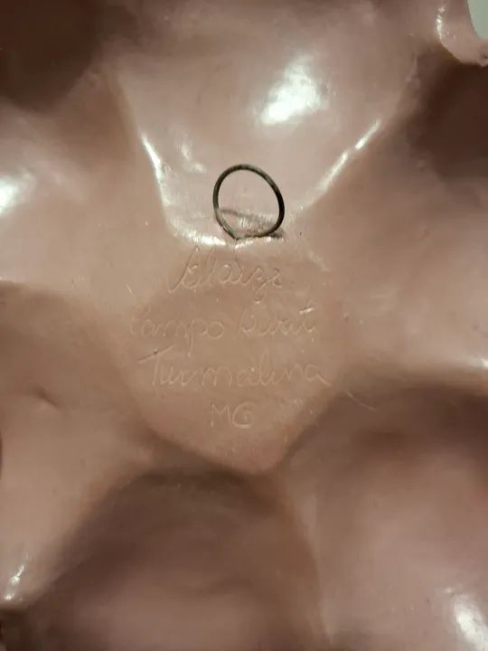 Adorno de parede em formato de flor do Vale do Jequitinhonha (MG) - Foto 3