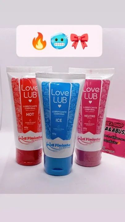 Lubrificante Love Lub - 3 Sabores
