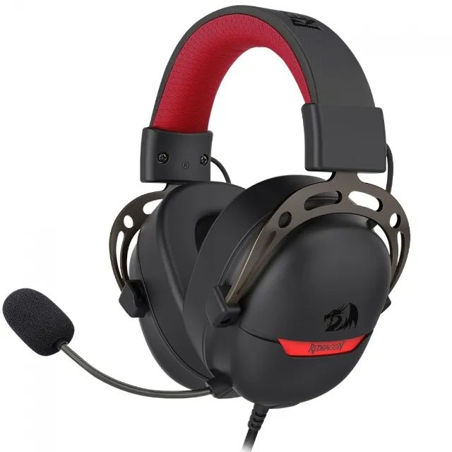 Headset Gamer Redragon Aurora USB Surround 7.1 Preto H376BR - WZetta