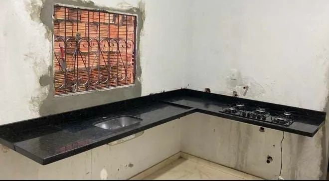 Pia de mármore, granito ou lâminas ultracompactas 