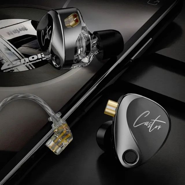 Fone de Ouvido Kz Castor sem Mic Retorno de Palco Original Lacrado